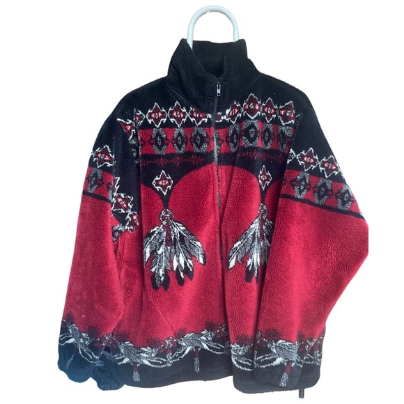 Womens vintage Black Mountain fleece jacket - size M - Picture 1 of 3